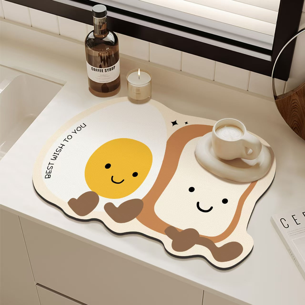 Water Absorbent Kitchen Table Mat