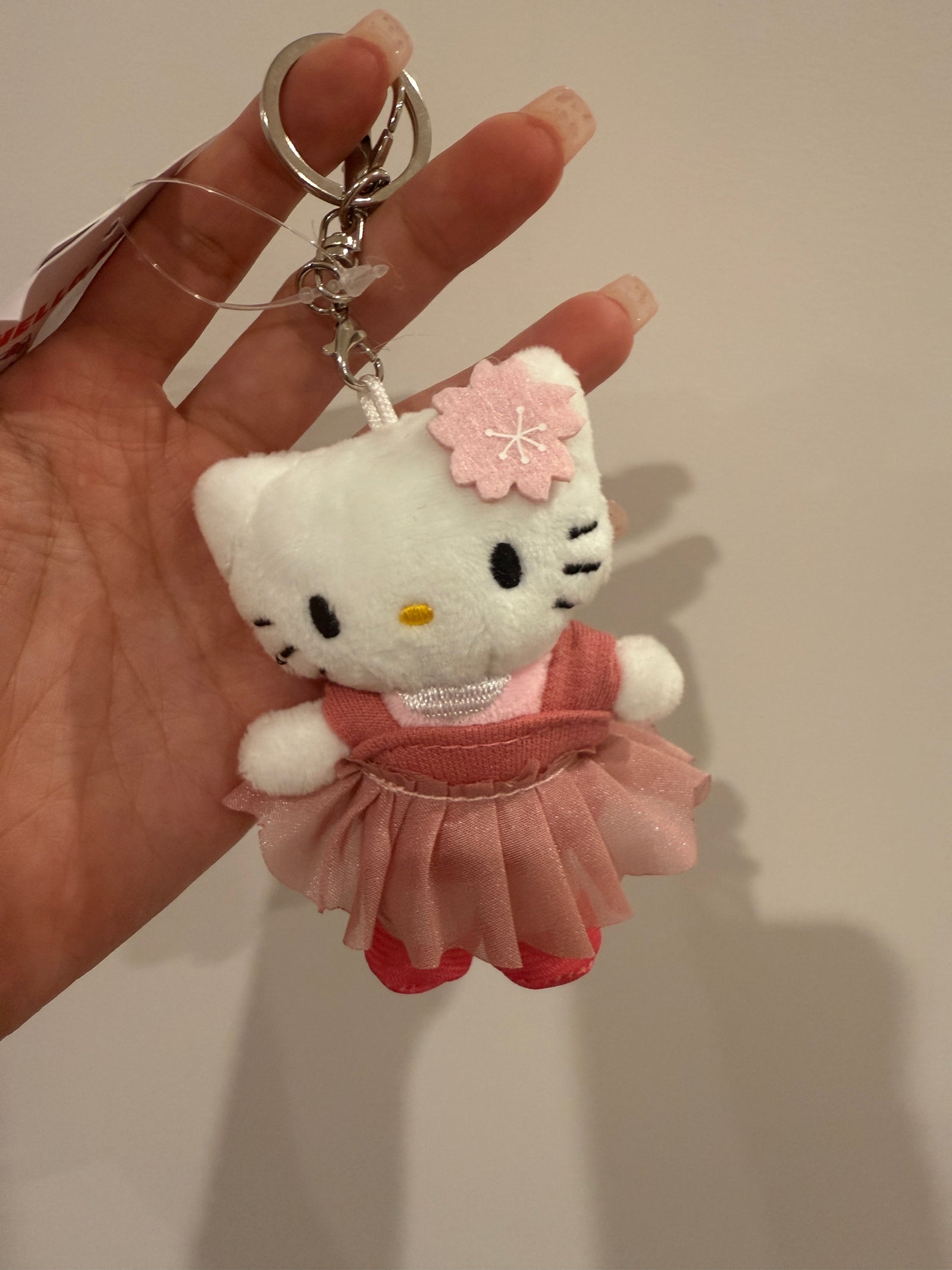 Pink HK dress Keychain