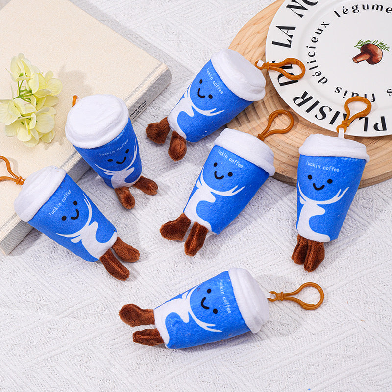 Luckin Coffee Plushie Keychain