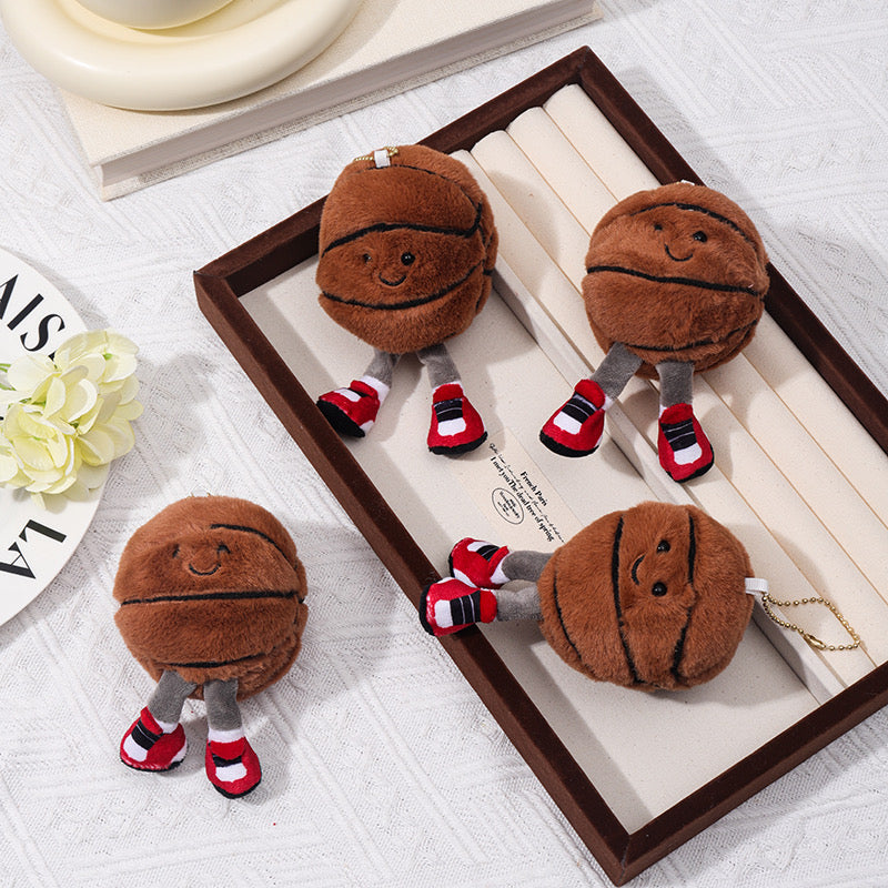 Basketball Plushie Keychain