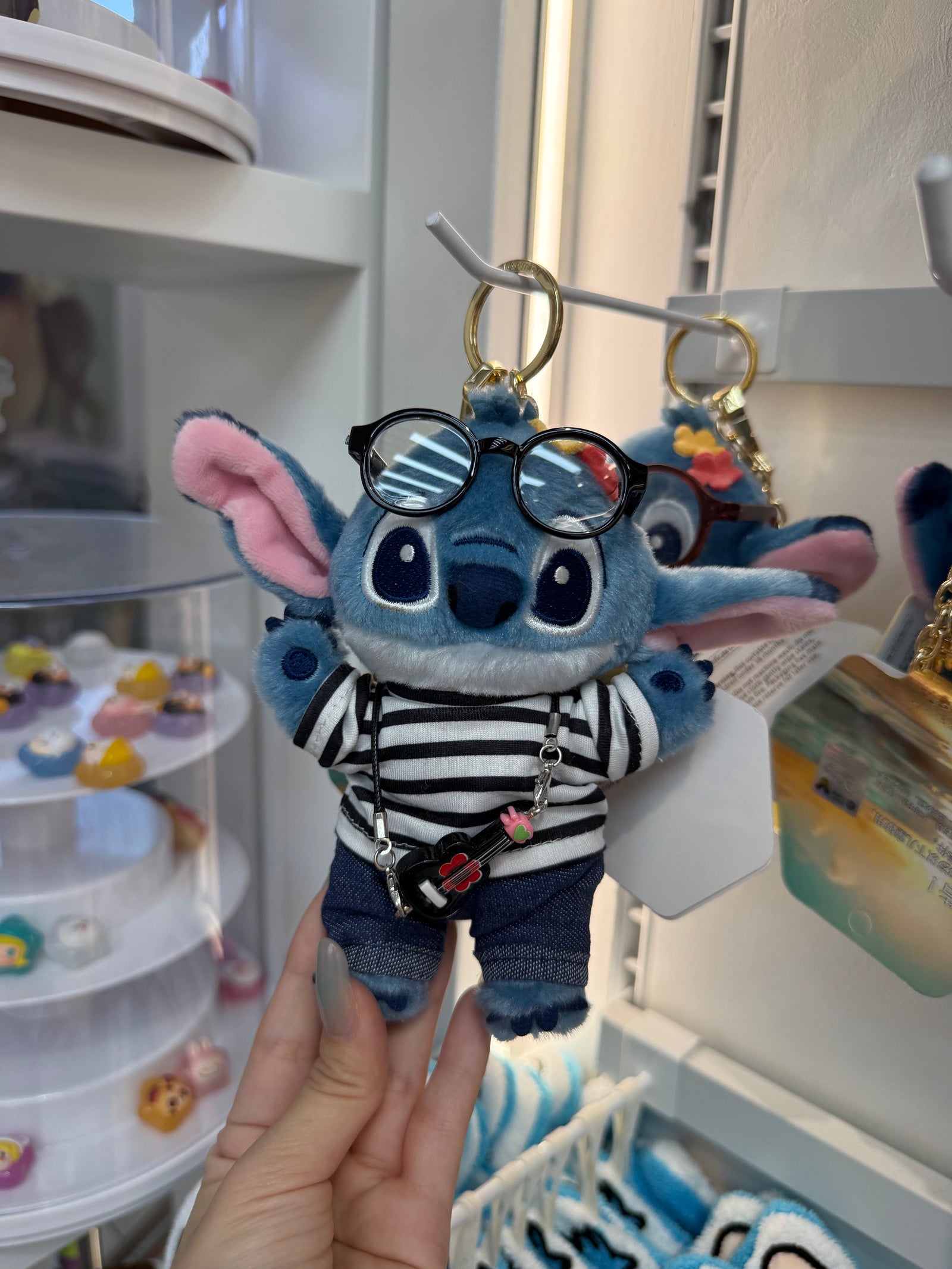 Guitarist Stitch Keychain