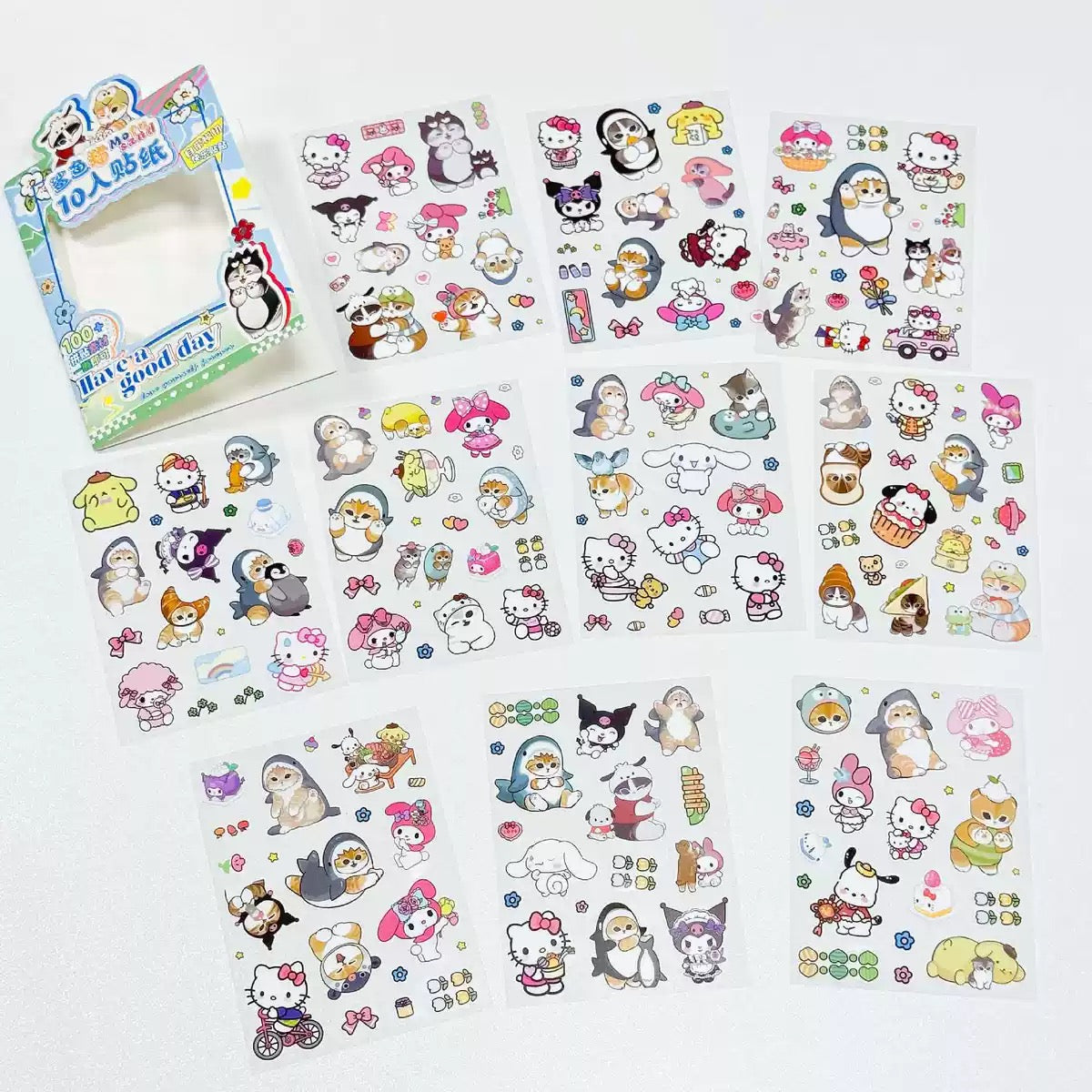 Sanrio Mofu Cat Stickers