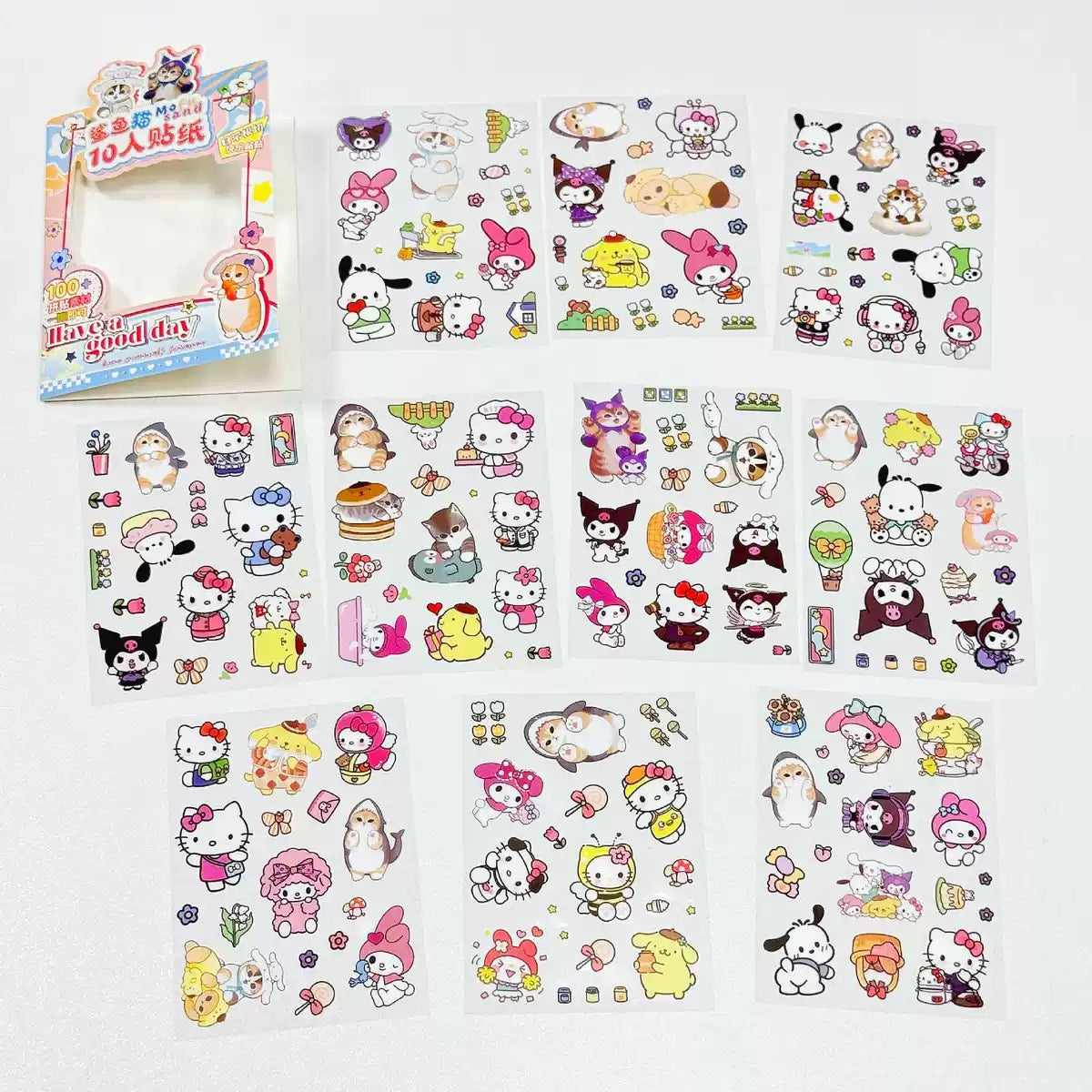 Sanrio Mofu Cat Stickers