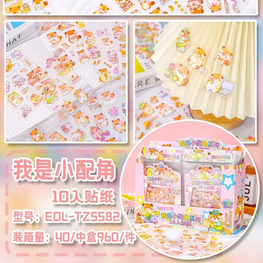 Beary Mouse Bear Stickers