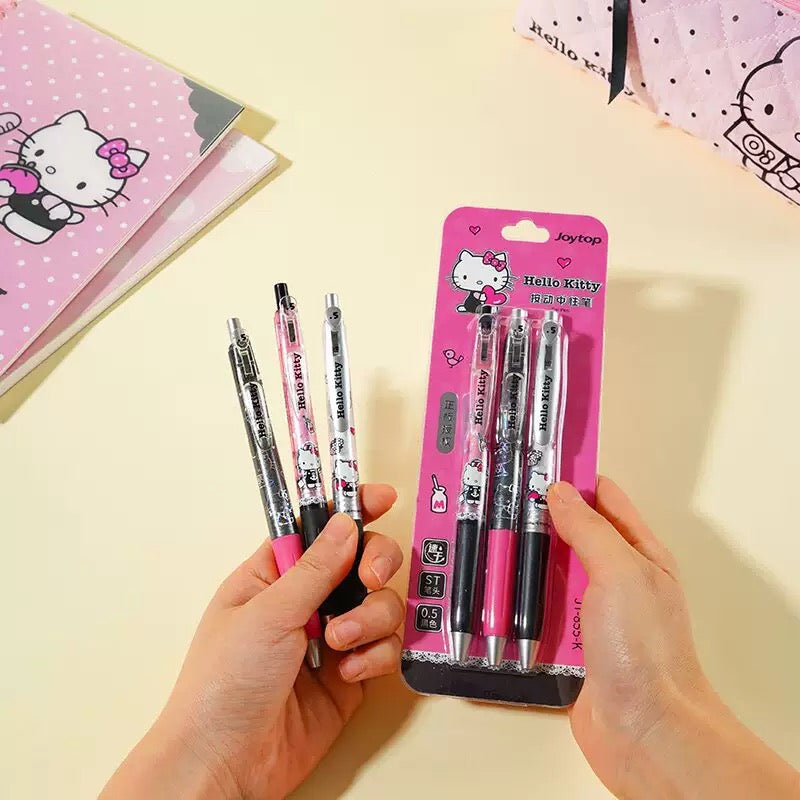 Hello Kitty Set of 3 Gel Pens
