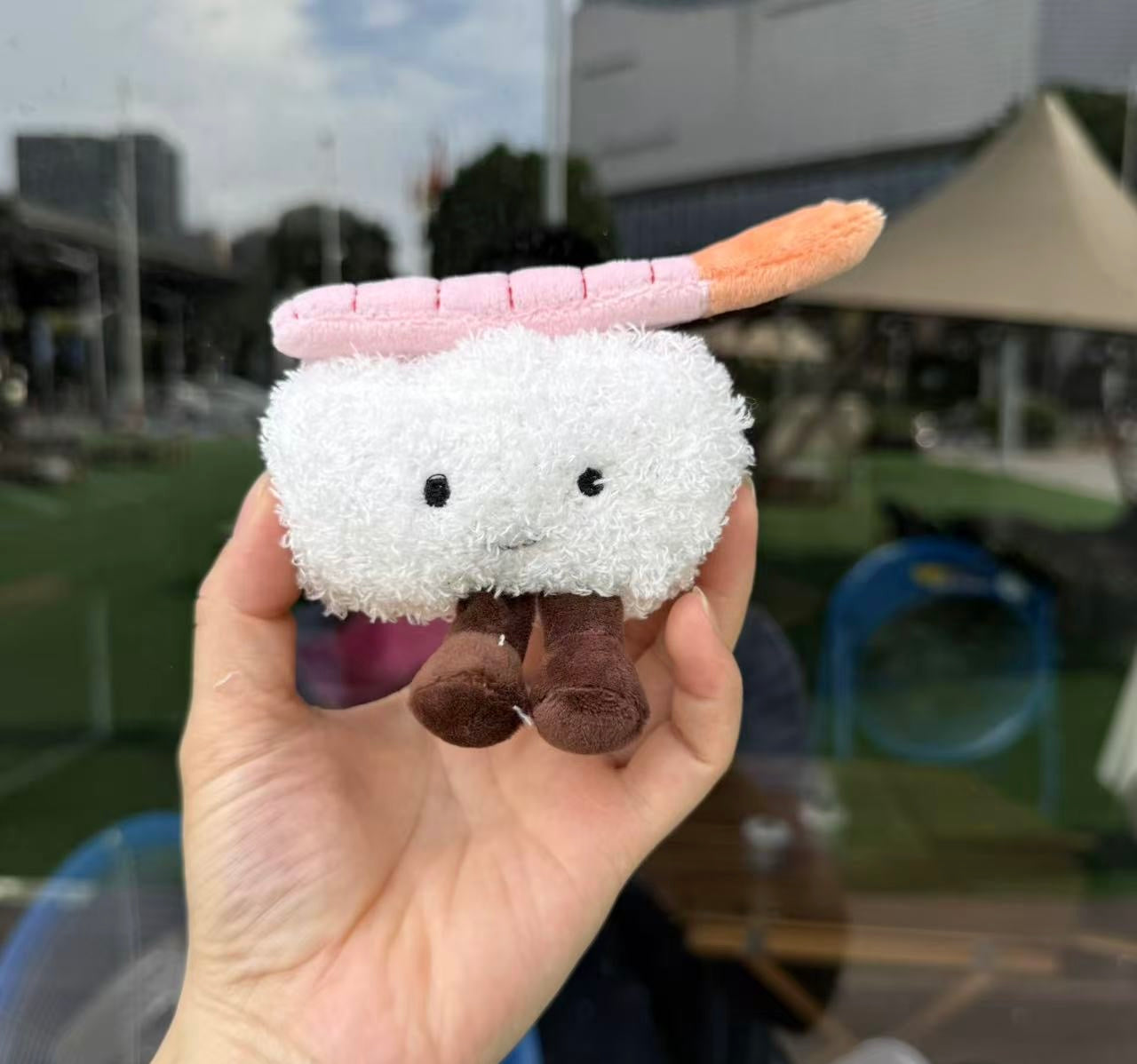 Sushi Ebi Plushie Keychain