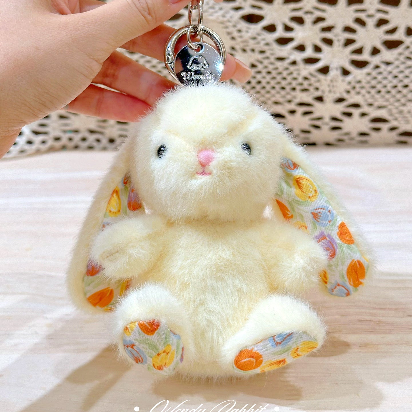 4 Inch Bunny Keychain