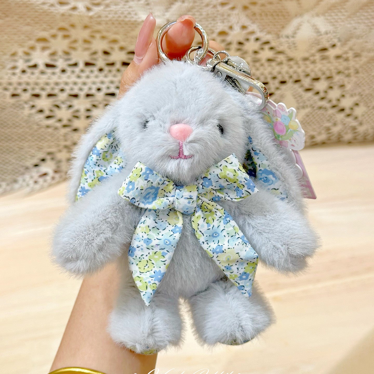 6 Inch Bunny Keychain