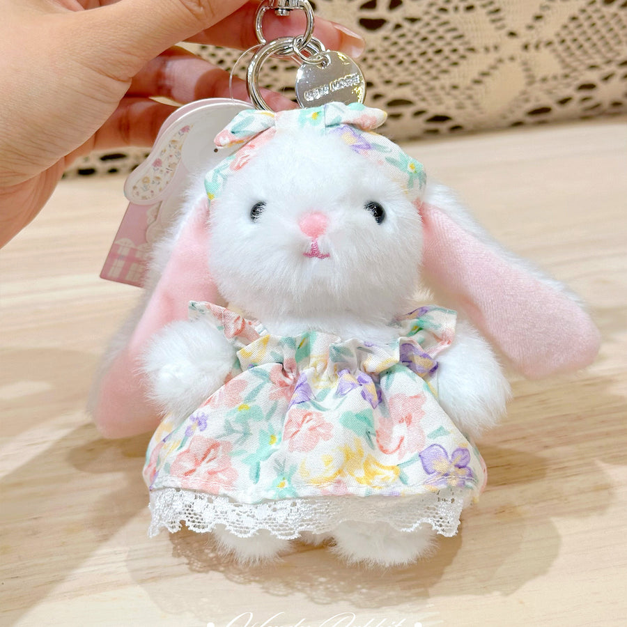 4 Inches Clothing Bunny Keychain