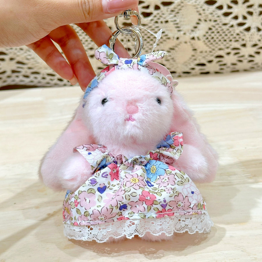 4 Inches Clothing Bunny Keychain